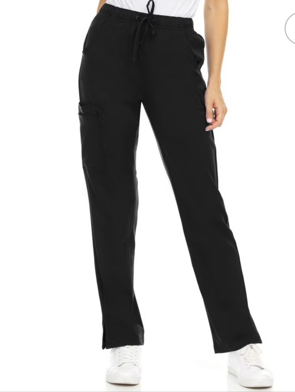 Medichic 6 Pocket Black Scrub Pants 2XL